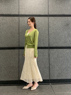 「SAISON DE PAPILLON（セゾンドパピヨン）のアイテム」を使った、saisondepapillon_officialさん（レディース・168cm）の春コーディネート