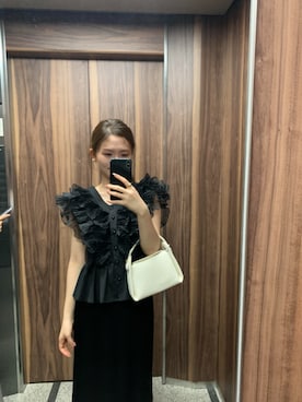 「SAISON DE PAPILLON（セゾンドパピヨン）のアイテム」を使った、saisondepapillon_officialさん（レディース・168cm）の春コーディネート