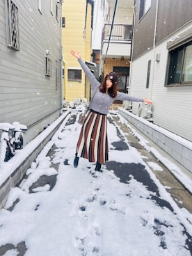 「SAISON DE PAPILLON（セゾンドパピヨン）のアイテム」を使った、saisondepapillon_officialさん（レディース・154cm）の春コーディネート