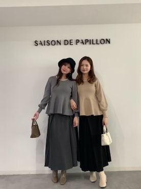 saisondepapillon_officialさん(レディース・168cm)の冬コーディネート