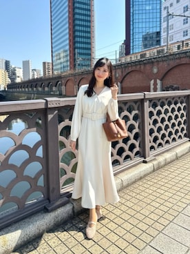 「SAISON DE PAPILLON（セゾンドパピヨン）のアイテム」を使った、saisondepapillon_officialさん（レディース・165cm）の春コーディネート