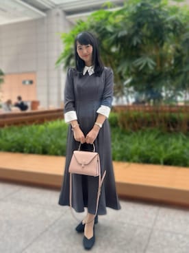 「SAISON DE PAPILLON（セゾンドパピヨン）のアイテム」を使った、saisondepapillon_officialさん（レディース・164cm）の春コーディネート