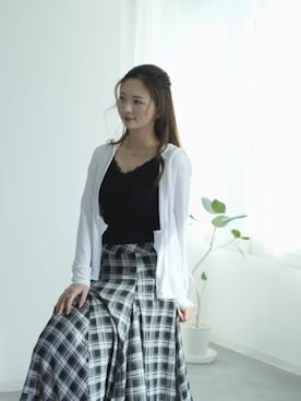 「SAISON DE PAPILLON（セゾンドパピヨン）のアイテム」を使った、saisondepapillon_officialさん（レディース・168cm）の春コーディネート