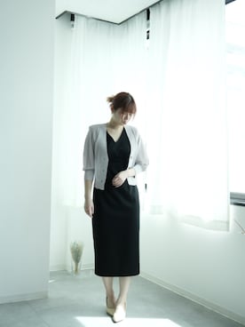 「SAISON DE PAPILLON（セゾンドパピヨン）のアイテム」を使った、saisondepapillon_officialさん（レディース・164cm）の春コーディネート