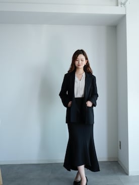 「SAISON DE PAPILLON（セゾンドパピヨン）のアイテム」を使った、saisondepapillon_officialさん（レディース・168cm）の春コーディネート