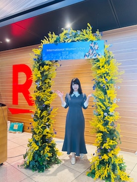 「SAISON DE PAPILLON（セゾンドパピヨン）のアイテム」を使った、saisondepapillon_officialさん（レディース・168cm）の春コーディネート