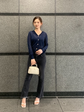 「SAISON DE PAPILLON（セゾンドパピヨン）のアイテム」を使った、saisondepapillon_officialさん（レディース・168cm）の春コーディネート