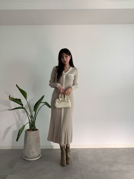 saisondepapillon_officialさん(レディース・168cm)の冬コーディネート