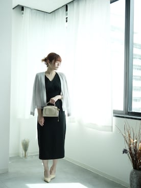 「SAISON DE PAPILLON（セゾンドパピヨン）のアイテム」を使った、saisondepapillon_officialさん（レディース・164cm）の春コーディネート