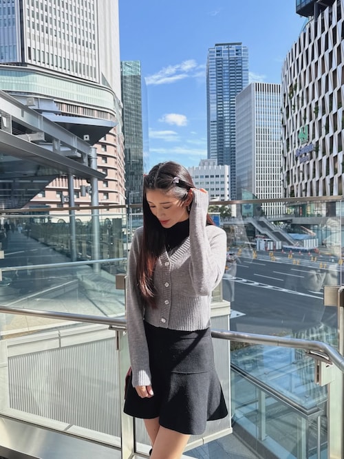 セール】【お気に入り1.3万突破】ビジューボタンニットカーディガン V