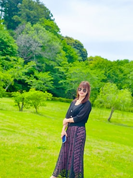 「SAISON DE PAPILLON（セゾンドパピヨン）のアイテム」を使った、saisondepapillon_officialさん（レディース・155cm）の春コーディネート