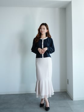 「SAISON DE PAPILLON（セゾンドパピヨン）のアイテム」を使った、saisondepapillon_officialさん（レディース・168cm）の春コーディネート