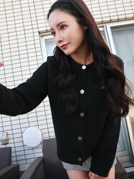 saisondepapillon_officialさん（レディース・168cm）の冬コーディネート