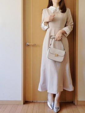 「SAISON DE PAPILLON（セゾンドパピヨン）のアイテム」を使った、saisondepapillon_officialさん（レディース・168cm）の春コーディネート