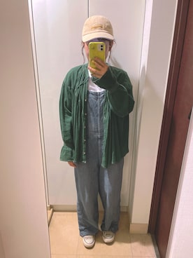 「URBAN RESEARCH Sonny Label（アーバンリサーチサニーレーベル）のアイテム（オールインワン・サロペット）」を使った、Hiさん（レディース・151cm）の春コーディネート