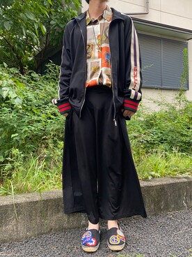 「GUCCI」｜「アイテム（その他シューズ）」を使った、れさん（メンズ・172cm）の夏コーディネート