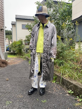 「doublet（ダブレット）のアイテム（ダウンジャケット/コート）」を使った、れさん（メンズ・172cm）の秋コーディネート