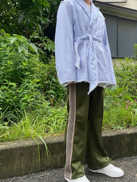 「Midorikawa（ミドリカワ）のアイテム（ジャケット/アウター）」を使った、れさん（メンズ・172cm）の夏コーディネート
