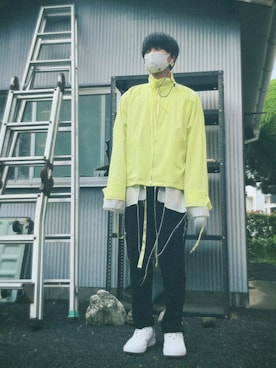 「Midorikawa（ミドリカワ）のアイテム（ジャケット/アウター）」を使った、れさん（メンズ・172cm）の夏コーディネート