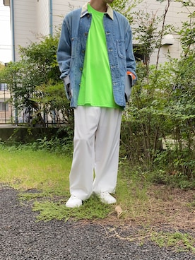「N.HOOLYWOOD（N.ハリウッド）のアイテム（カバーオール）」を使った、れさん（メンズ・172cm）の秋コーディネート