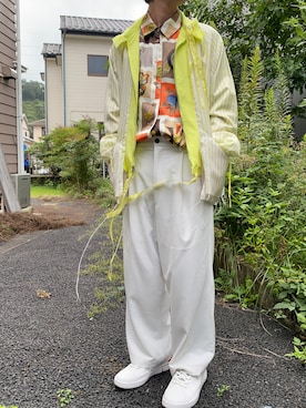 「Midorikawa（ミドリカワ）のアイテム（ジャケット/アウター）」を使った、れさん（メンズ・172cm）の秋コーディネート