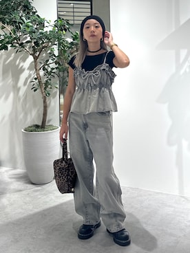 「デニムオンデニム」｜sakura_さん（レディース・155cm）の夏コーディネート