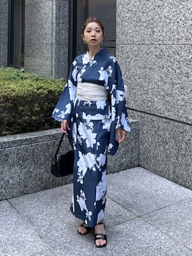 「FREE'S MART（フリーズマート）のアイテム（バッグ）」を使った、sakura_さん（レディース・155cm）の夏コーディネート