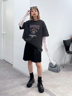 「FREE'S MART（フリーズマート）のアイテム（シューズ）」を使った、sakura_さん（レディース・155cm）の秋コーディネート