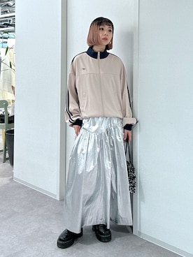 「FREE'S MART（フリーズマート）のアイテム（ナイロンジャケット）」を使った、sakura_さん（レディース・155cm）の冬コーディネート