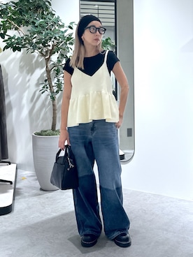 「アイテム（トートバッグ）」を使った、sakura_さん（骨格ナチュラル・レディース・155cm）の夏コーディネート
