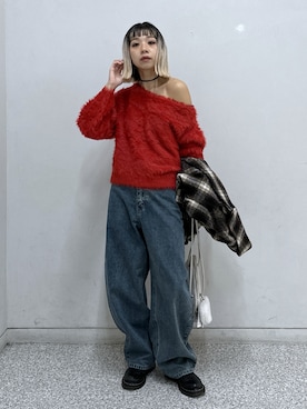 「アイテム（キーホルダー）」を使った、sakura_さん（レディース・155cm）の秋コーディネート