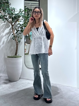 「FREE'S MART（フリーズマート）のアイテム」を使った、sakura_さん（骨格ナチュラル・レディース・155cm）の夏コーディネート