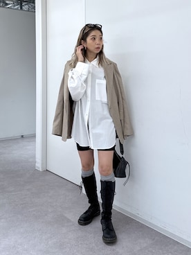 「FREE'S MART（フリーズマート）のアイテム（バッグ）」を使った、sakura_さん（レディース・155cm）の秋コーディネート