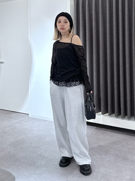 「FREE'S MART（フリーズマート）のアイテム（パンツ）」を使った、sakura_さん（レディース・155cm）の春コーディネート