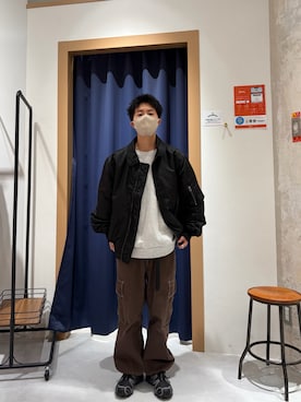 「CIAOPANIC TYPY（チャオパニックティピー）のアイテム（ジャケット/アウター）」を使った、ざわさん（メンズ・158cm）の冬コーディネート