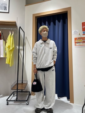 「アイテム（ハンドバッグ）」を使った、ざわさん（メンズ・158cm）の秋コーディネート