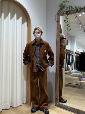 「アイテム（その他アウター）」を使った、ざわさん（メンズ・158cm）の秋コーディネート