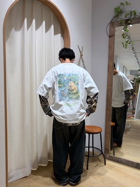 「Franklin Climbing（フランクリンクライミング）のアイテム」を使った、ざわさん（メンズ・158cm）の春コーディネート