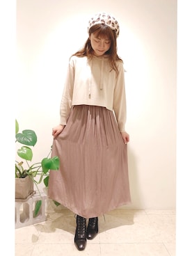 「Dita（ディータ）のアイテム（ワンピース/ドレス）」を使った、dolla さん（レディース・160cm）の秋コーディネート