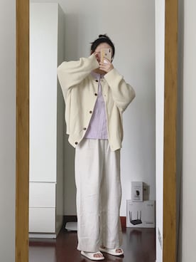 「SM2（エスエムツー）のアイテム（アンサンブル）」を使った、西瓜酱さん（レディース・163cm）の秋コーディネート