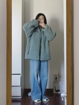 西瓜酱さん（レディース・163cm）の冬コーディネート