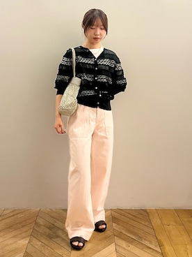 「collex（コレックス）のアイテム」を使った、いけうちさん（レディース・155cm）の夏コーディネート