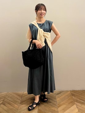 「collex（コレックス）のアイテム」を使った、いけうちさん（レディース・155cm）の夏コーディネート