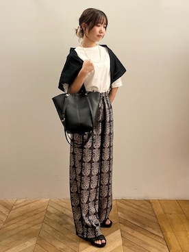 「collex（コレックス）のアイテム」を使った、いけうちさん（レディース・155cm）の夏コーディネート