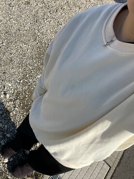 「チャイハネ（チャイハネ）のアイテム（スウェット）」を使った、ｓａｙａさん（レディース・157cm）の冬コーディネート