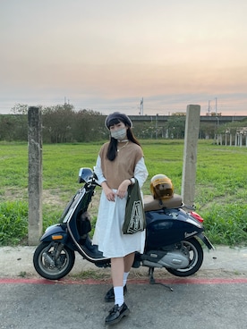 「アイテム（その他トップス）」を使った、____mi.____さん（レディース・170cm・20代）の春コーディネート