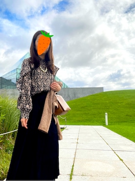 「FURLA（フルラ）のアイテム（ハンドバッグ）」を使った、赤Kさん（レディース・160cm）の春コーディネート