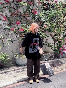 「roots（ルーツ）のアイテム」を使った、ʰᵃⁿⁿⁱ ᶜʰᵃⁿᵍ🦁さん（レディース・153cm）の夏コーディネート