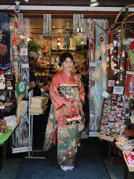「kimono」｜ʰᵃⁿⁿⁱ ᶜʰᵃⁿᵍ🦁さん（レディース・153cm）の夏コーディネート