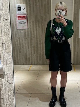 アンドウさん（レディース・161cm）の冬コーディネート